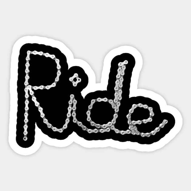 Bike Chain - RIDE Sticker by NeddyBetty